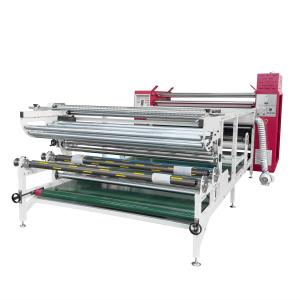 Double layer roller heat transfer machine