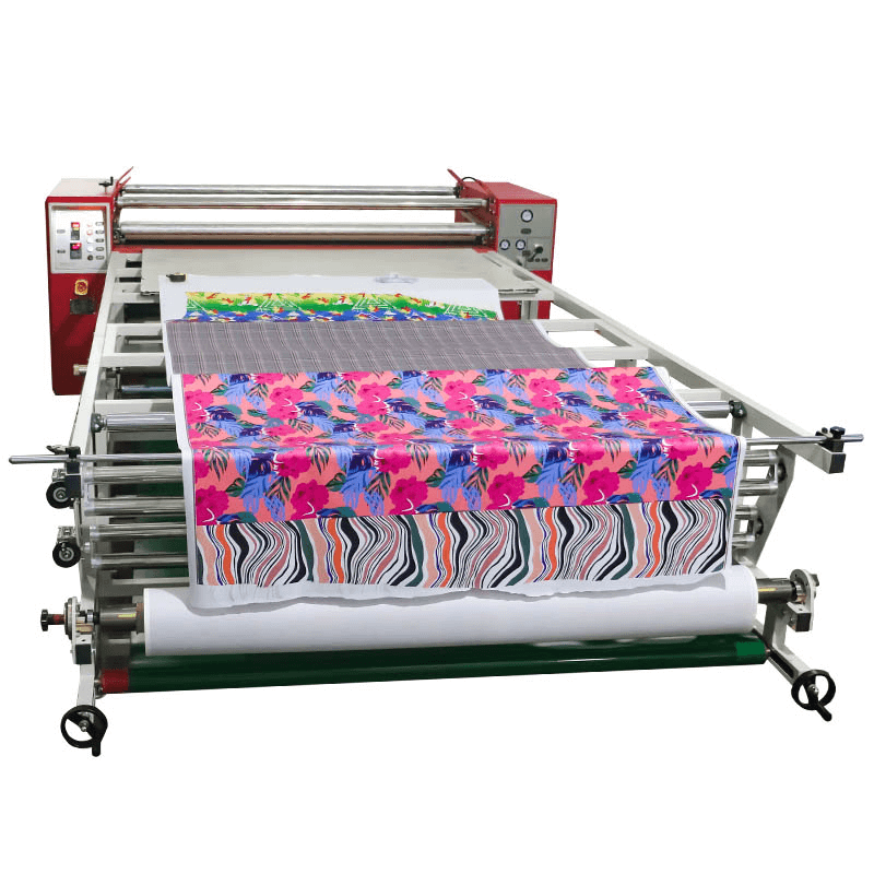 Prensa térmica de sublimación de rodillos de impresión de papel textil de gran formato