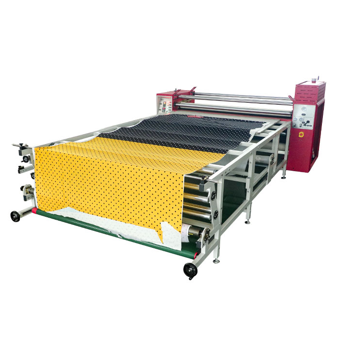 Oil Drum Large Format Rotary Heat Transfer Printing Machine For Roll Fabric
