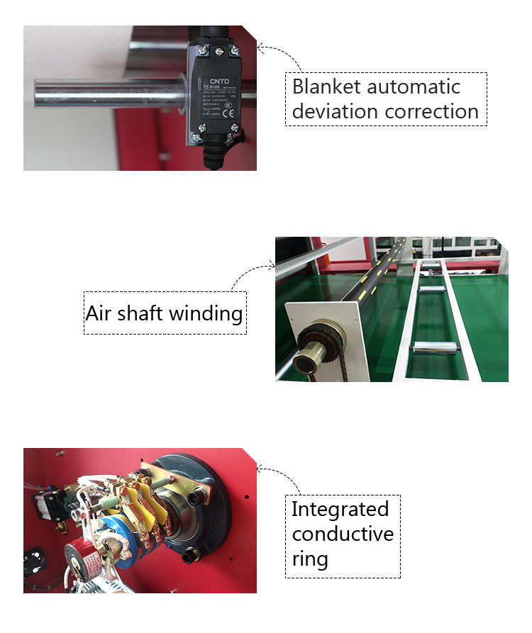 inflatable shaft automatic winding fabric roller printing machine3